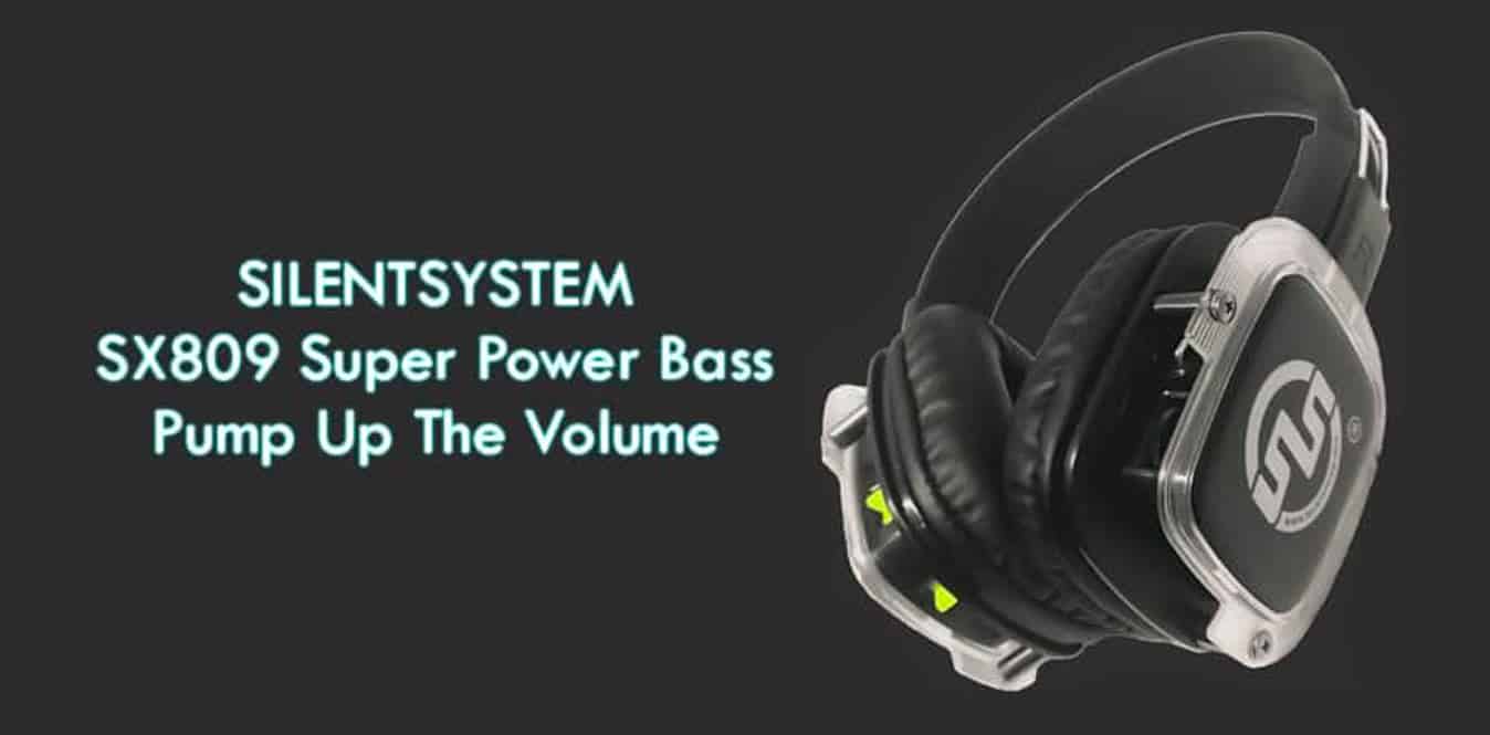 Cuffie SX610 Silentsystem Audio 3-Kanal-Kopfhörer SX809 Super Power Bass