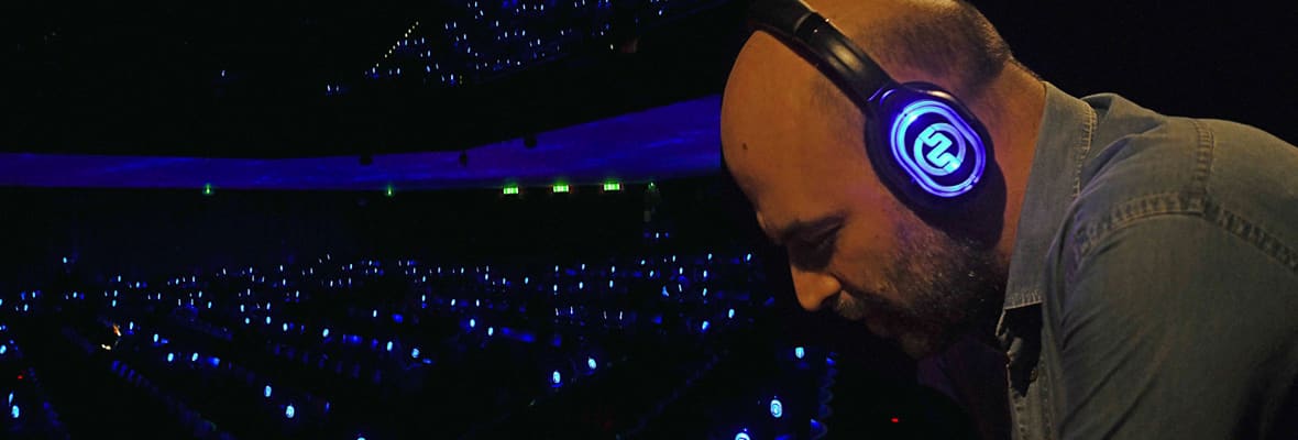 Audible Live Podcast mit Roberto Saviano und kabellosen Silentsystem-Kopfhörern