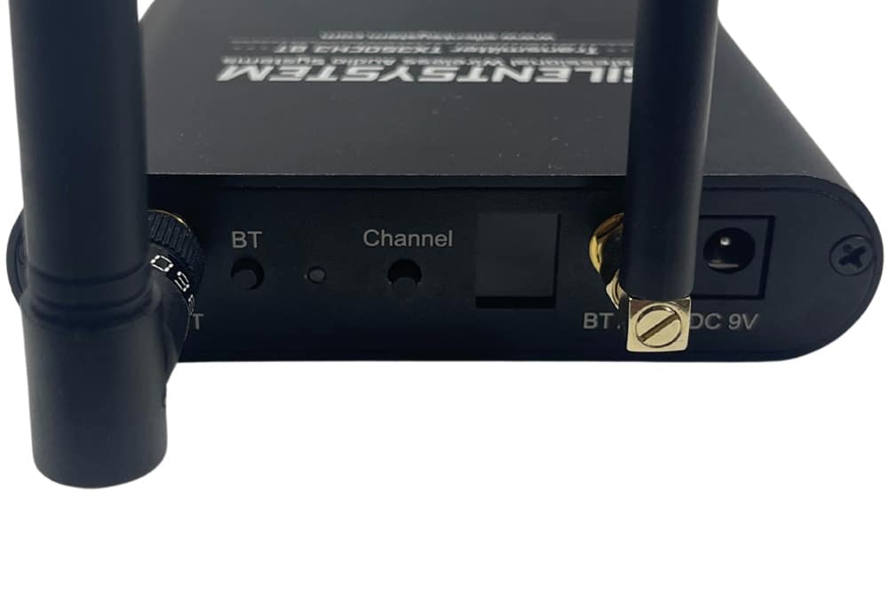Trasmettitore Wireless TX-350 Funksender TX-350, Vorderseite mit Display und Bluetooth